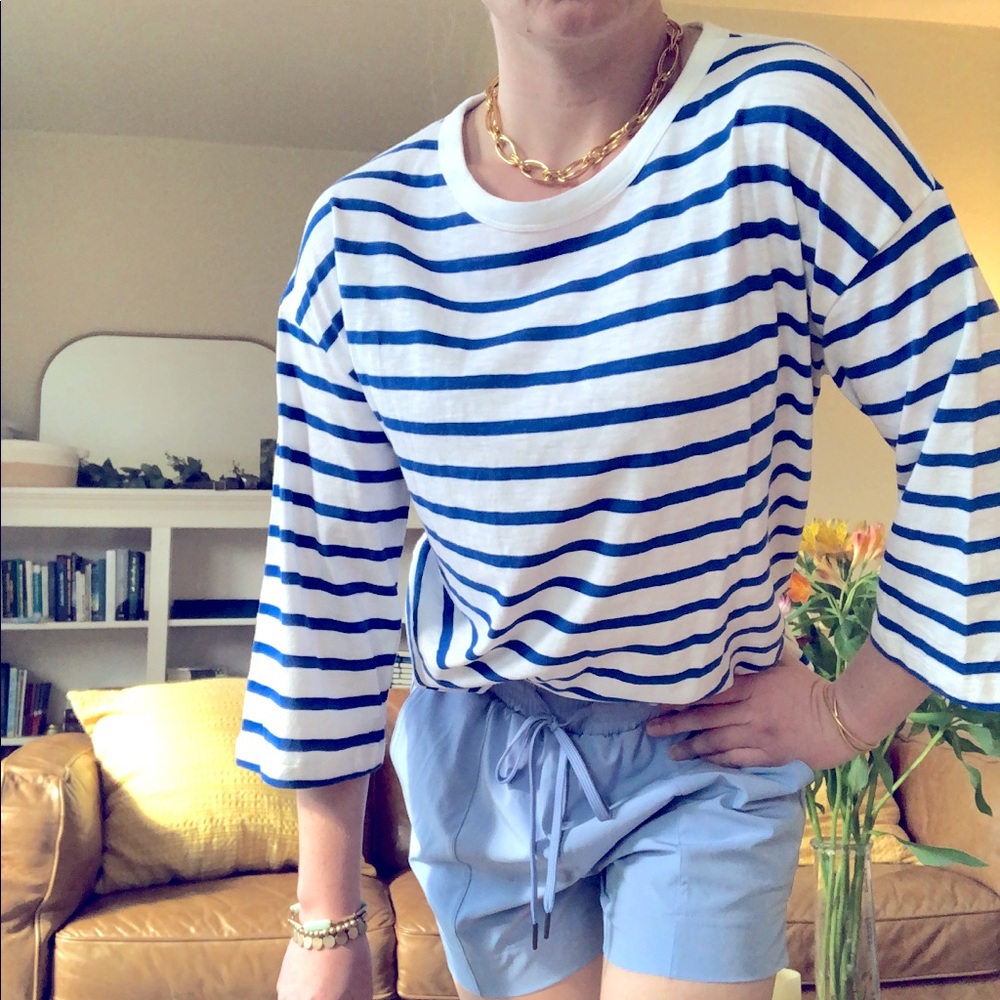 NWT J. Crew Sailor Striped Nautical Top